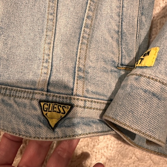 GUESS X Chinatown Market X Smiley UO
Exclusive Denim Trucker Jacket Size SMALL/P - Picture 2 of 10